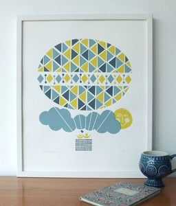 Image of NEW ballooning screenprint