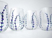 Lavender Stemless Wine Glasses-Set of 2