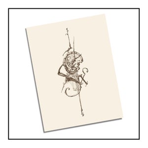 Image of Limited Edition - Print of concept drawing for "Quartz 9"