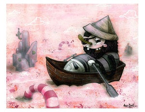 Image of Man Overboard ~ Limited Edition Print