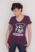 Image of Capital F Tee in Purple (Womens)