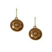 Image of Poppy Blossom Earring, Post or Drop, Vermeil