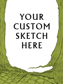 Image of Knotted Familiars - mini prints with custom ink sketch
