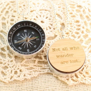 Image of Wanderlust Compass Pendant
