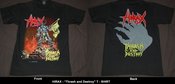 Image of HIRAX "Thrash and Destroy" T-SHIRT