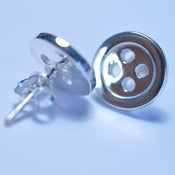 Image of Silver Button Studs
