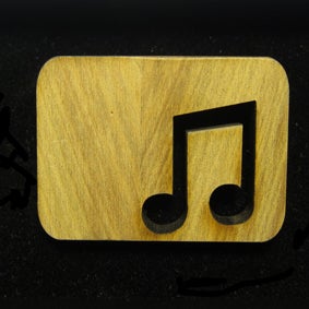 Image of Music Note Brooch