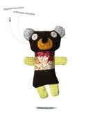 Image of Augustin l'ours brun / kit doudou