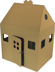 Image of Cardboard playhouse