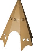 Image of Cardboard teepee
