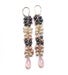 Image of Long Silver Pearl Cluster Earrings