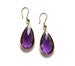 Image of Amethyst and Tsavorite Earrings in 18kyg.