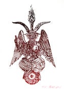 Image of Dust La Rock - Baphomet Print