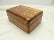 Image of Roy Tsumoto Small Koa box approx 6L x 4W x 3H