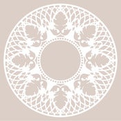 Image of Ceiling Rose Sticker - Heritage (White)