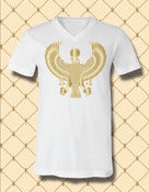 Image of Men's Custom Heru Gold Foil V-Neck