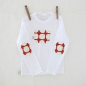 Image of pikku pocket tee . snow