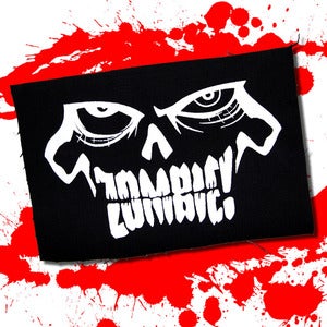 Image of ZOMBIE! "Skull " 5x7 Patch