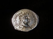 Image of Tiberius Denarius (II) AKA the 'Tribute Penny' of Matt 22:17-22 (Reproduction/Replica)