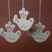 Image of Christmas Bird (design 3)