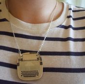 Image of Typewriter Necklace