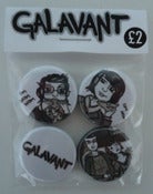 Image of Galavant - Badges 4 Pack
