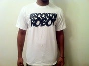 Image of White BKR Font Tee