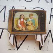 Image of Television Brooch