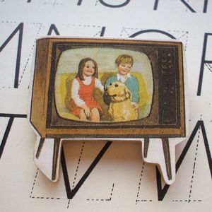 Image of Television Brooch
