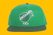 Image of Orchard Snapback Hat - Kelly Green Bird Logo