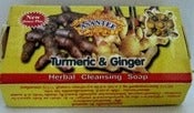 Image of ASANTEE TURMERIC & GINGER HERBAL CLEANSING SOAP
