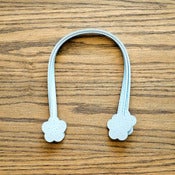 Image of Bag Handles : Aqua Flower : 16"