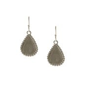 Image of Solid Teardrop Earrings, Sterling Silver