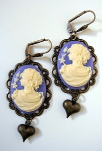 Image of Boucles d'oreilles baroques Camée Classique