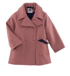 Image of Petit Bateau Pink Peacoat