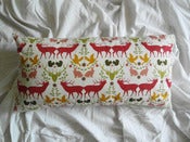 Image of Kissen Damask rot (klein)