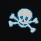 Image of SKULL ONESIE BLUE