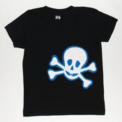 Image of SKULL T-SHIRT BLUE