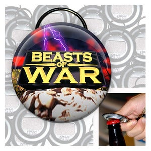 Image of Beasts of War keychain bottle opener