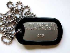 Image of Hot Rocks Dog Tag