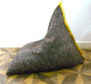 Image of POUF/COUSSIN ENFANT JAUNE REF.522