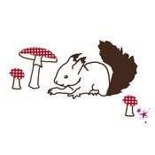 Image of Sticker Ecureuil MIMI'LOU