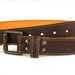 Image of Leather Belts With Coloured Lining