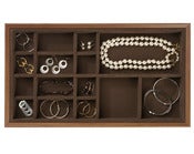 Image of 15 Compartment Wooden Jewelry Stax