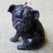 Image of sam the dog candle