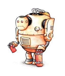 Image of BAD ROBOT - LIMITED PRINT