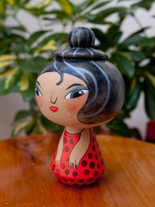 Image of Flamenca - Wooden Kokeshi