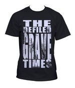 Image of Grave Times Word Print T Shirt