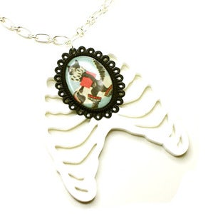 Image of Puss-In-Boots Rib Cage Necklace