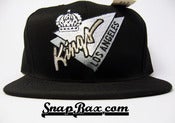 Image of LOS ANGELES LA KINGS TRIANGLE SCRIPT SNAPBACK